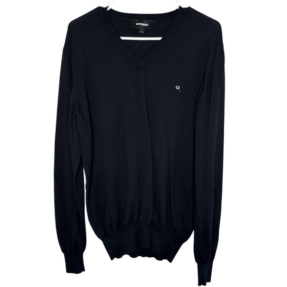 Diesel Other - Diesel Men's Classic Black V-Neck Sweater Size XL